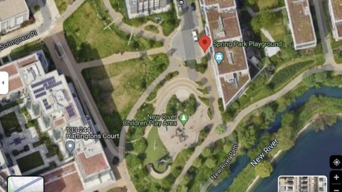 Spring Park satellite photo from Google Maps