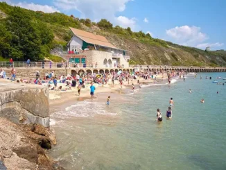 Typical British Summer Holiday Scene